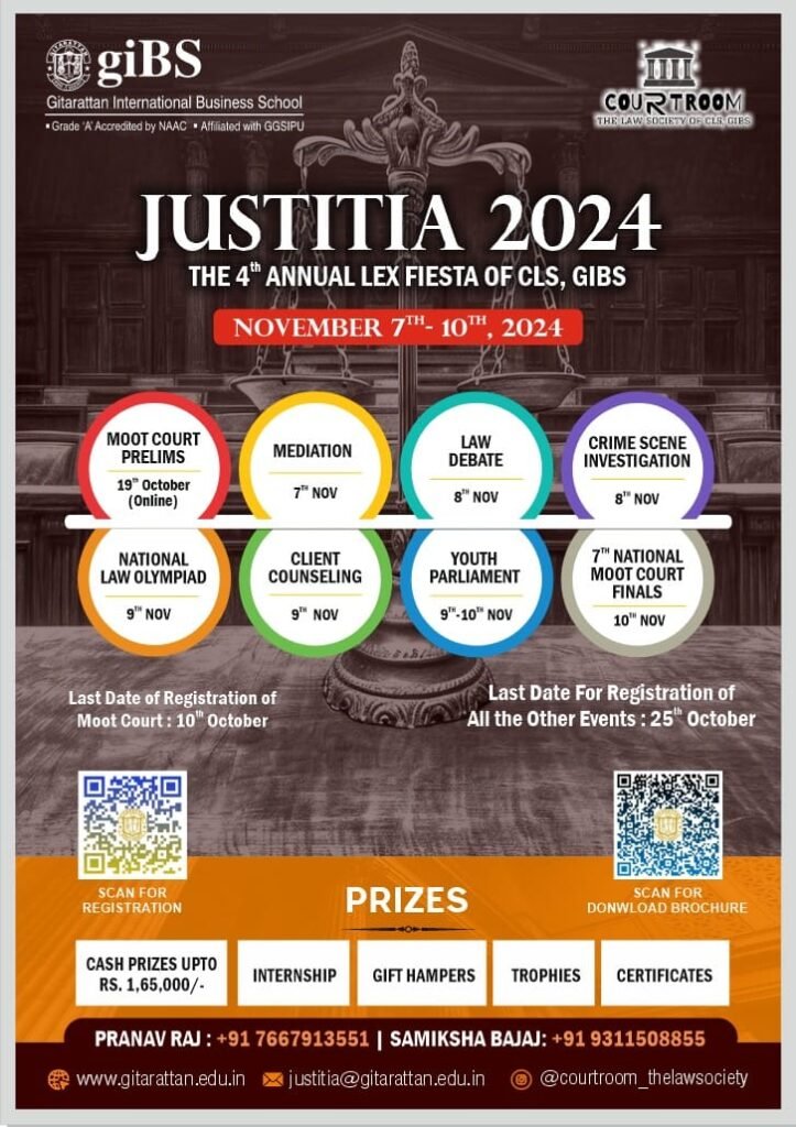 JUSTITIA | 4th Annual Lex Fiesta – GIBS, IPU | Juris Spectra