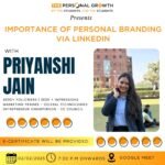 Personal Branding Session by The Personal Growth. Register Now!!