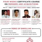 4 Weeks Certificate Course On M&A – Juris Spectra